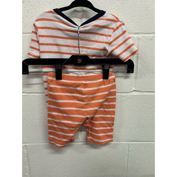 Striped Shark pjs with short sleeves and shorts - Picture 4 of 4